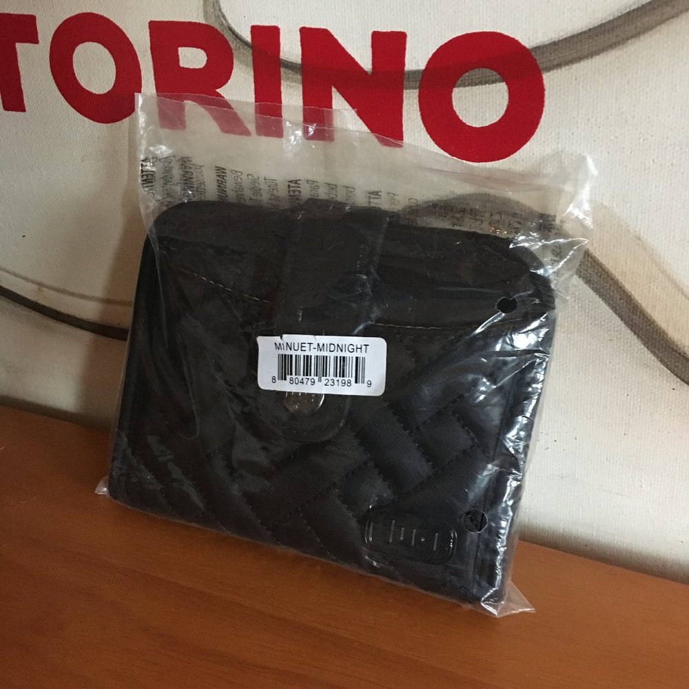 LUG - Minuet wallet - Midnight Black - NWT